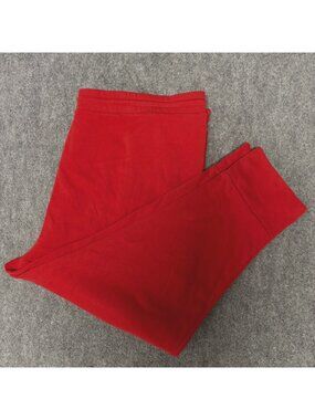 Sports Illustrated Jogger Sweatpants Mens 3X Red Relaxed Fit Casual Drawstring